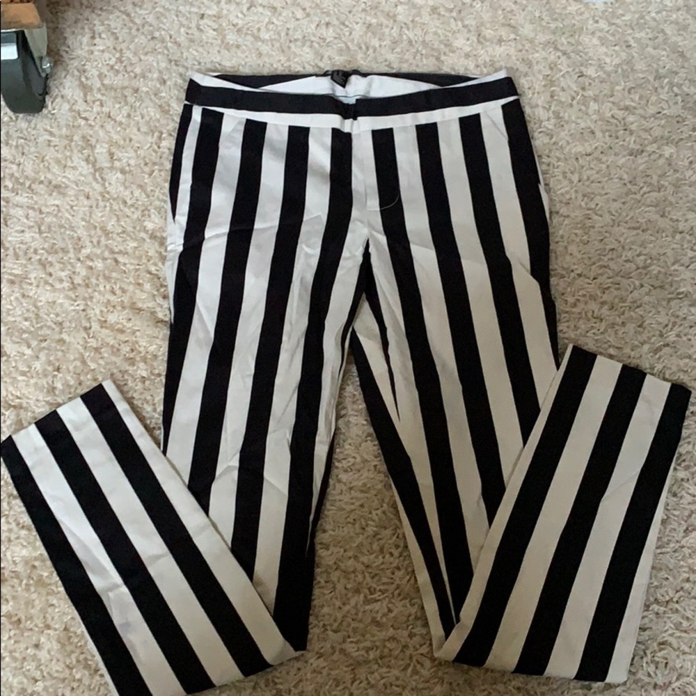 Stripped Skinny Pants